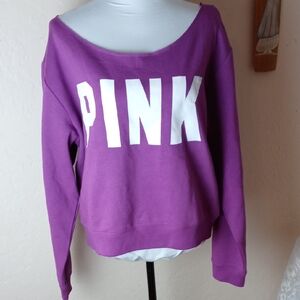 NWT PINK Victoria's Secret Magenta Sweatshirt